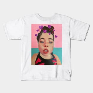 Portrait of Ainsley Kids T-Shirt